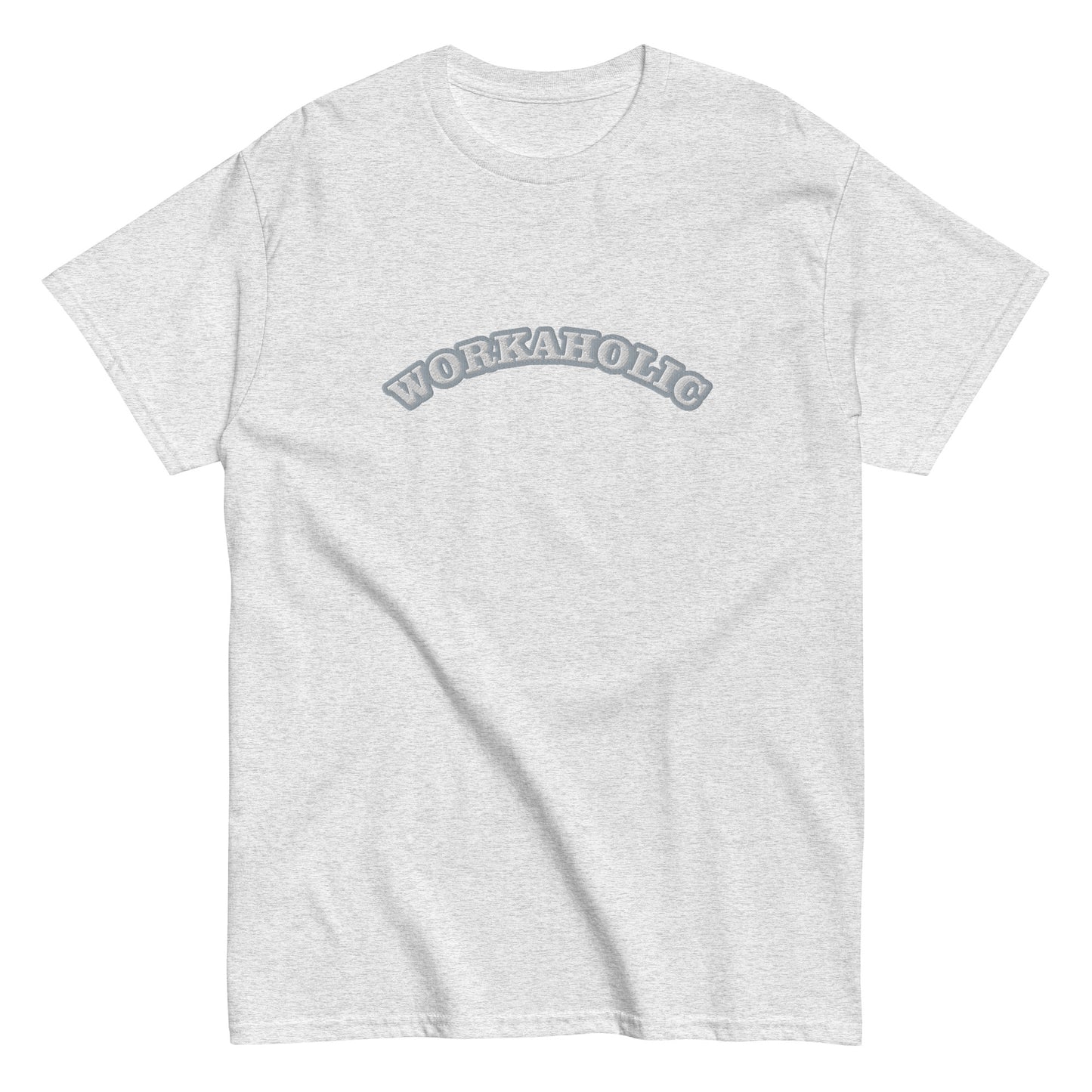 Workaholic Embroidery T-shirt