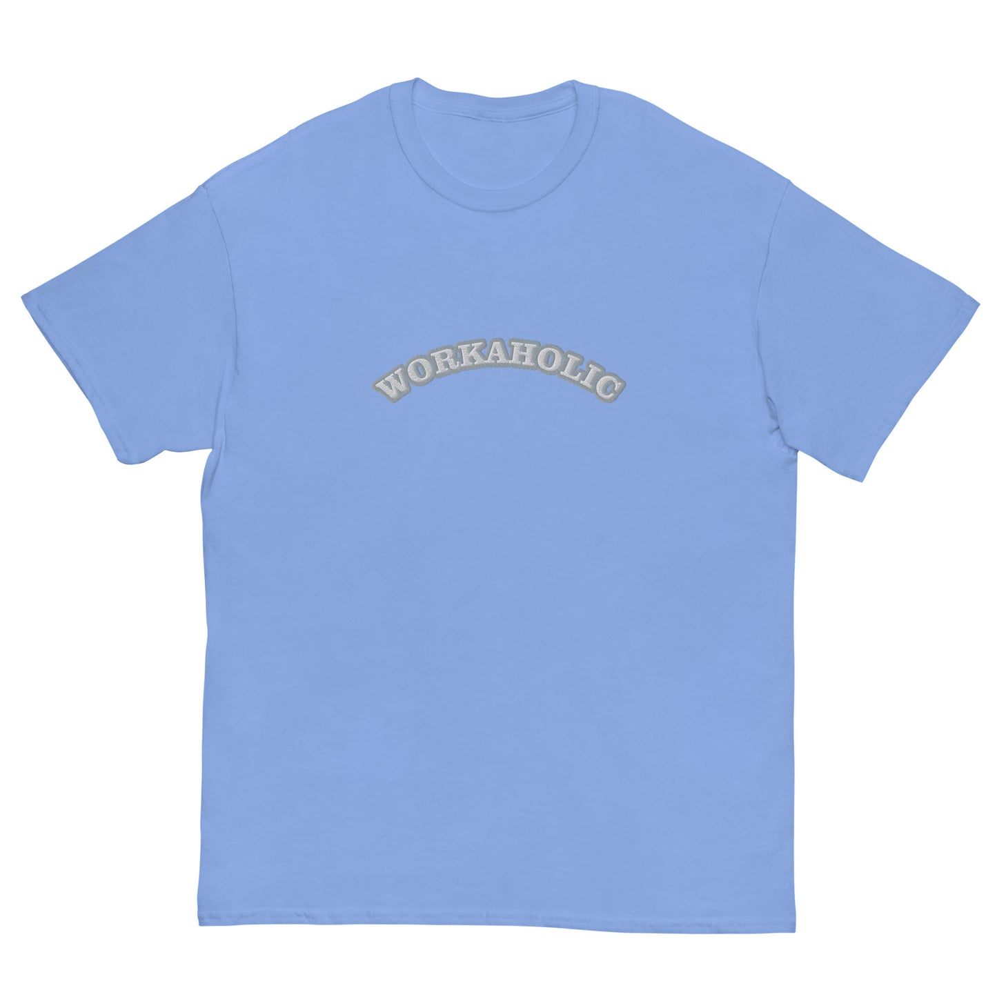 Workaholic Embroidery T-shirt