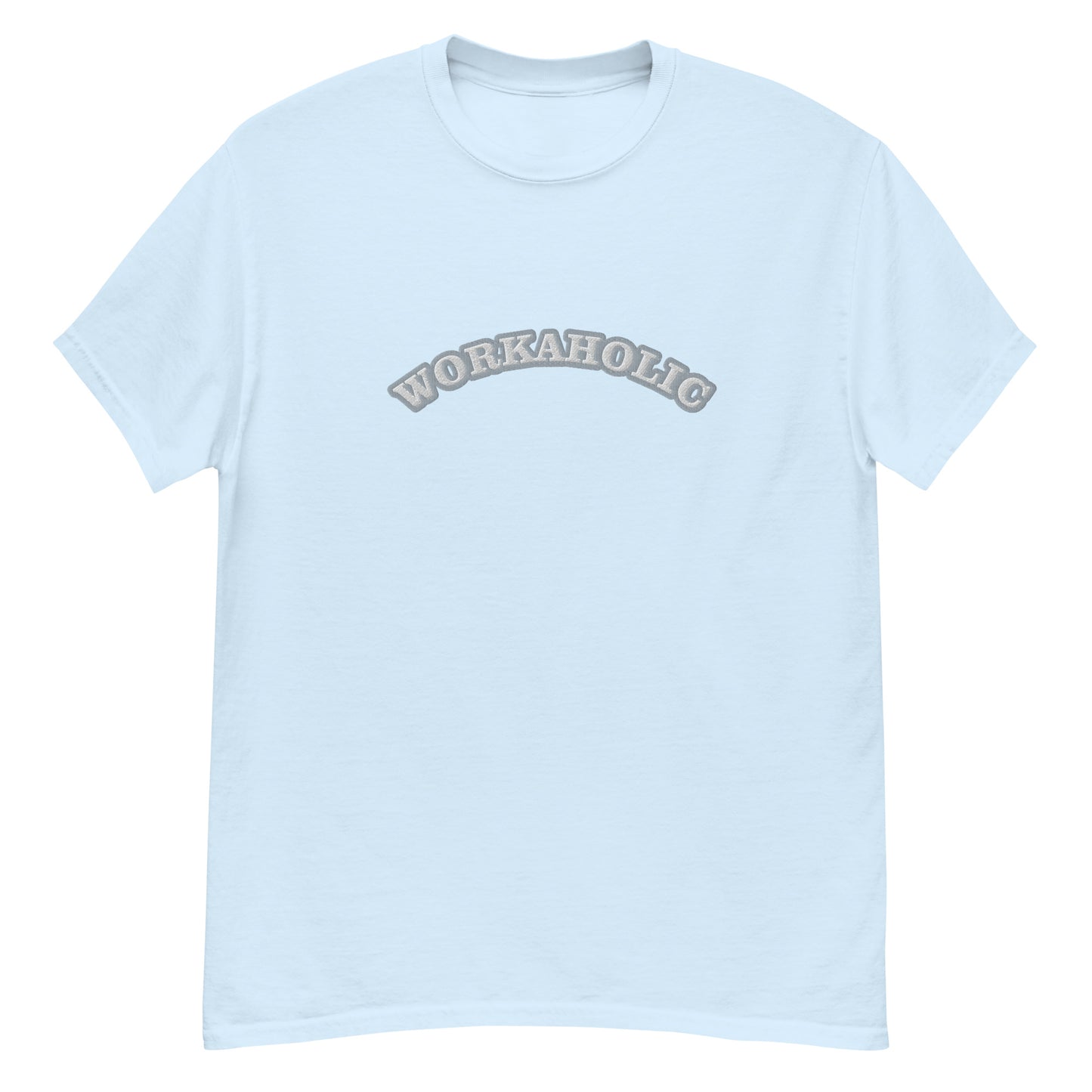 Workaholic Embroidery T-shirt