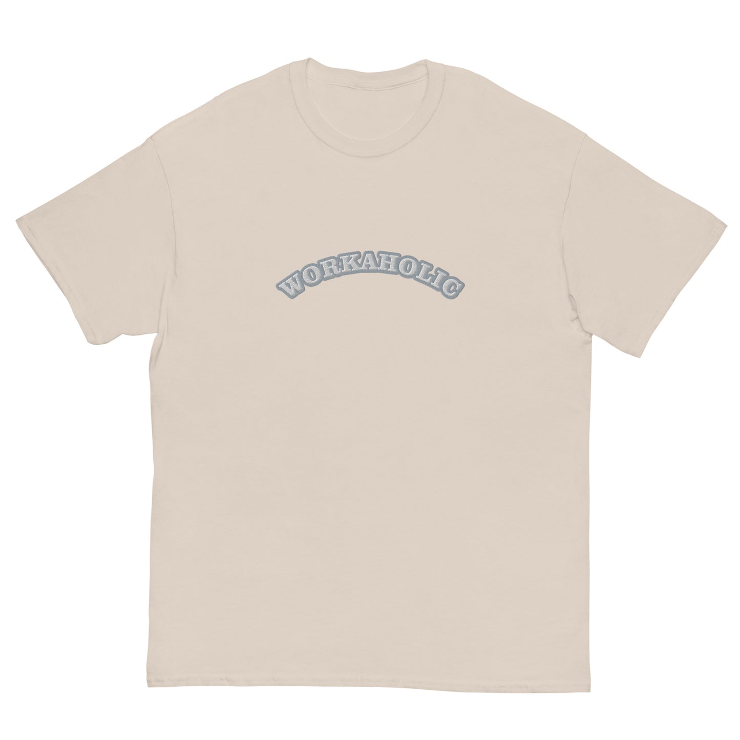 Workaholic Embroidery T-shirt